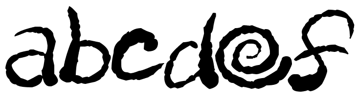 Inky Scrawls  Free Fonts Download