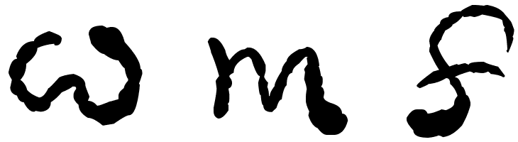 Inky Scrawls  Free Fonts Download