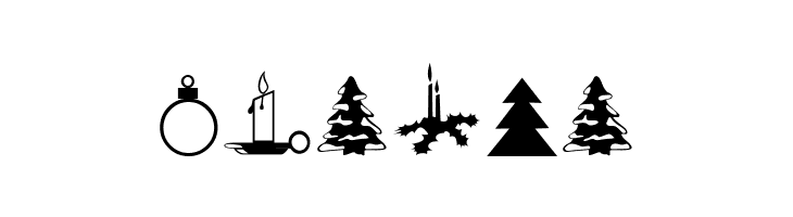 XmasDings  Free Fonts Download