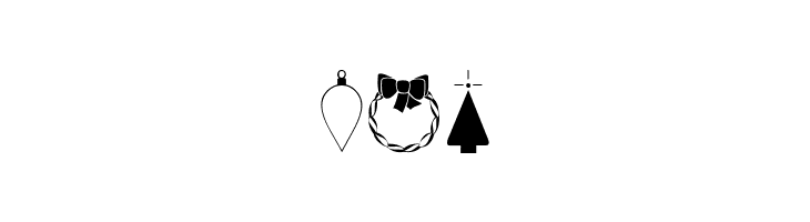 XmasDings  Free Fonts Download