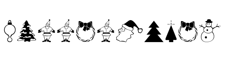 XmasDings  Free Fonts Download