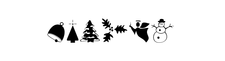 XmasDings  Free Fonts Download