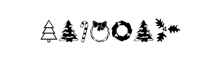 XmasDings  Free Fonts Download