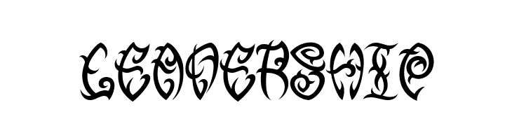 VTC-TribalThreeFree  Free Fonts Download