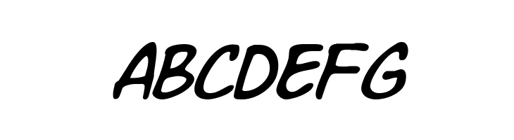 Komika Slim Italic  Free Fonts Download