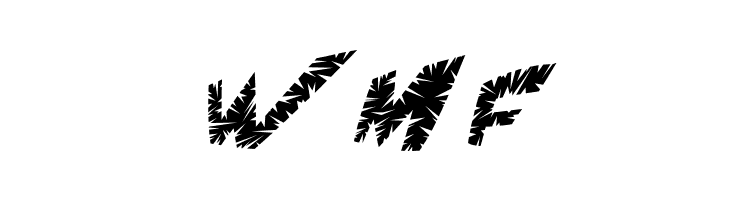 VTC ScreamItLoudSliced Italic  Free Fonts Download