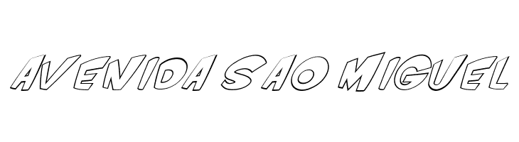 VTC ScreamItLoud Outline Italic  Free Fonts Download