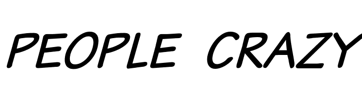 Komika Text Italic  Free Fonts Download