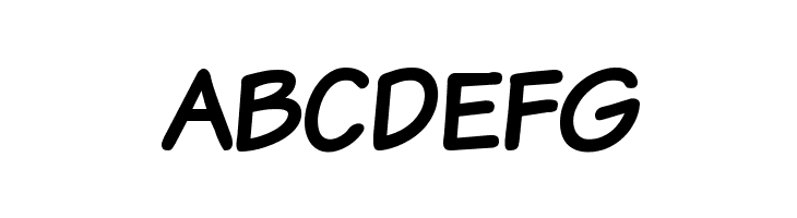 Komika Text Kaps Bold  Free Fonts Download