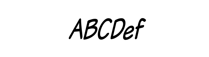 Komika Text Tight Italic  Free Fonts Download