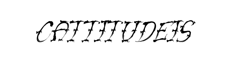 VTC-SumiSlasherOne Italic  Free Fonts Download