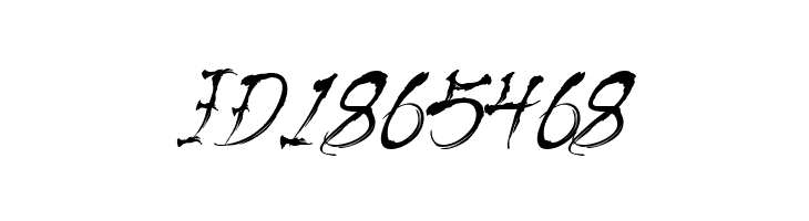 VTC-SumiSlasherOne Italic  Free Fonts Download