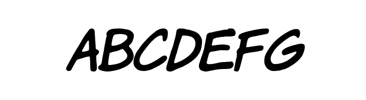 Komika Jam Italic  Free Fonts Download