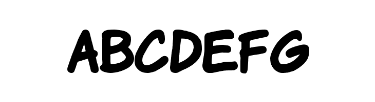 Komika Hand Bold  Free Fonts Download