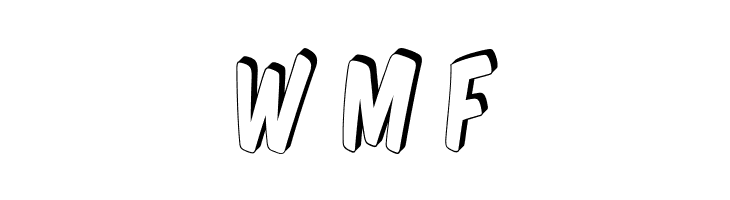 VTCSuperMarketSuperSale3D  Free Fonts Download