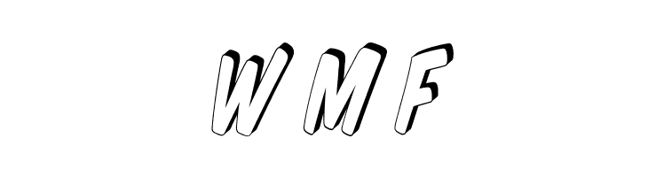 VTCSuperMarketSuperSale3DTilt  Free Fonts Download