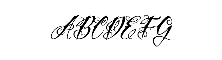 Vtc-NueTattooScript  Free Fonts Download