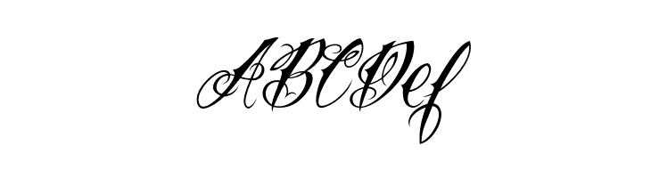 Vtc-NueTattooScript  Free Fonts Download