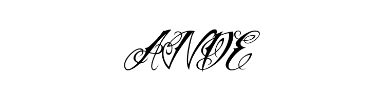 Vtc-NueTattooScript  Free Fonts Download