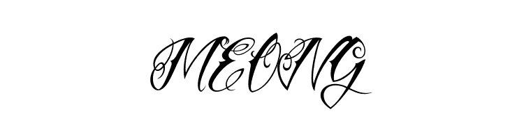 Vtc-NueTattooScript  Free Fonts Download