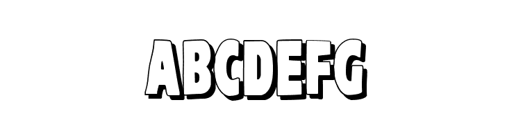 VTC-KomikaHeadLinerTwo Shadow  Free Fonts Download