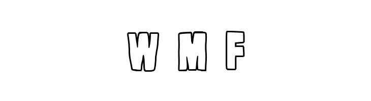 VTC-KomikaHeadLinerTwo Outline  Free Fonts Download