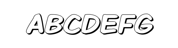 Komika Display - Shadow  Free Fonts Download