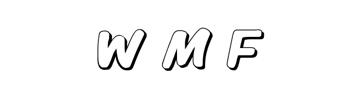 Komika Display - Shadow  Free Fonts Download