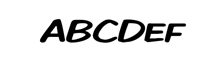 Komika Display Kaps Wide  Free Fonts Download