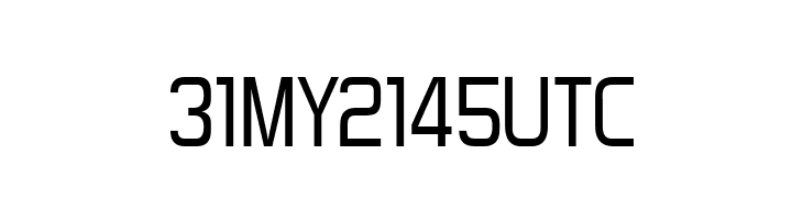31MY2145UTC Forgotten Futurist Font
