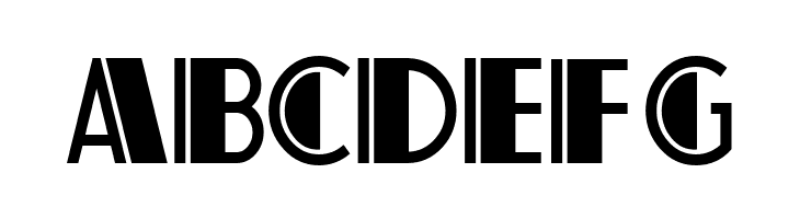 Atlas Deco A  Free Fonts Download