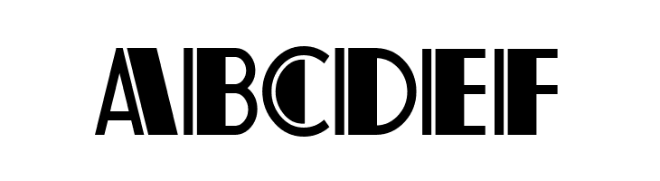 Atlas Deco A  Free Fonts Download