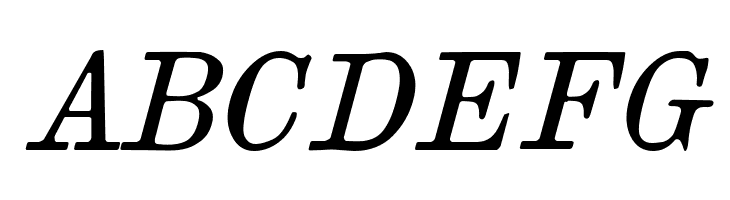 Brokgauz & Efron Italic  Free Fonts Download