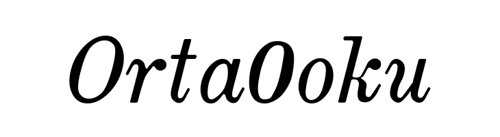 Brokgauz & Efron Italic  Free Fonts Download