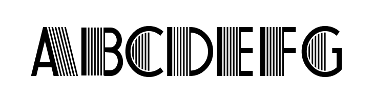 Atlas Deco B  Free Fonts Download