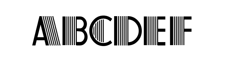 Atlas Deco B  Free Fonts Download