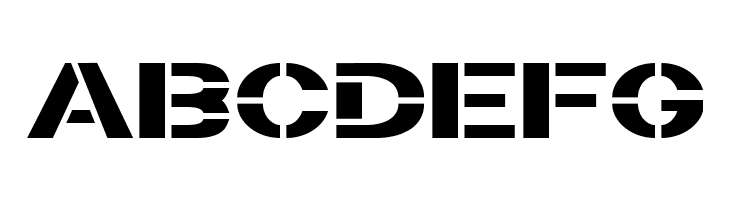 Trafaret Kit  Free Fonts Download