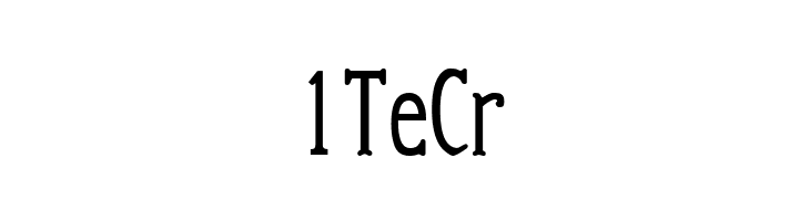 1TeCr Arkhive Font