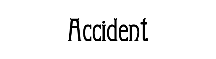 Accident Arkhive Font