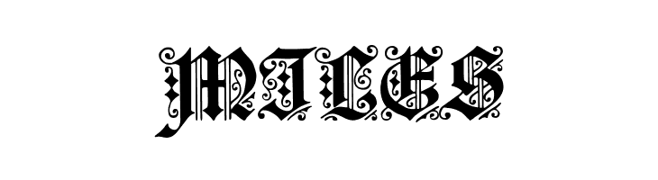Fortuna Gothic FlorishC  Free Fonts Download