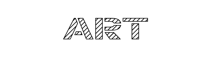 Trafaret Kit Hatched  Free Fonts Download