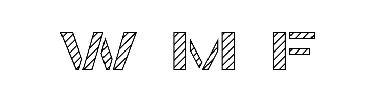 Trafaret Kit Hatched  Free Fonts Download