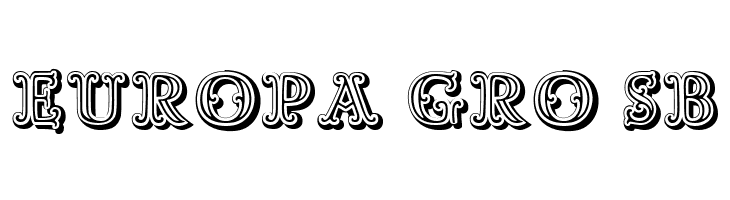 Goudy Decor ShodwnC  Free Fonts Download