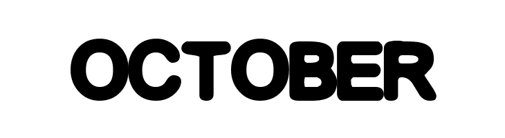 OCTOBER GF Becker Font