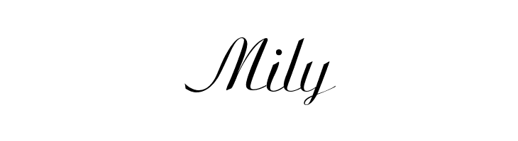 Mily Ariston Normal Font