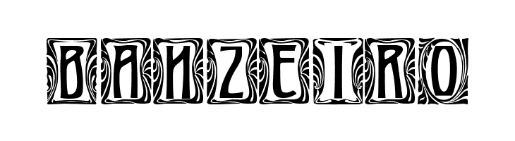 Art-Nouveau Initial  Free Fonts Download