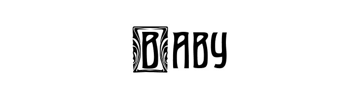 Art-Nouveau Initial  Free Fonts Download