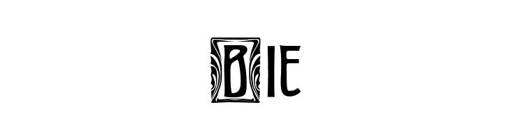 Art-Nouveau Initial  Free Fonts Download