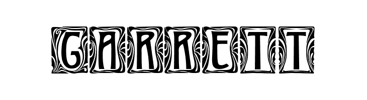 Art-Nouveau Initial  Free Fonts Download