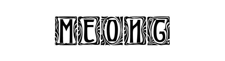 Art-Nouveau Initial  Free Fonts Download